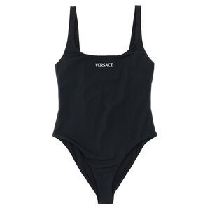 Versace Women's Logo One-Piece Swimsuit